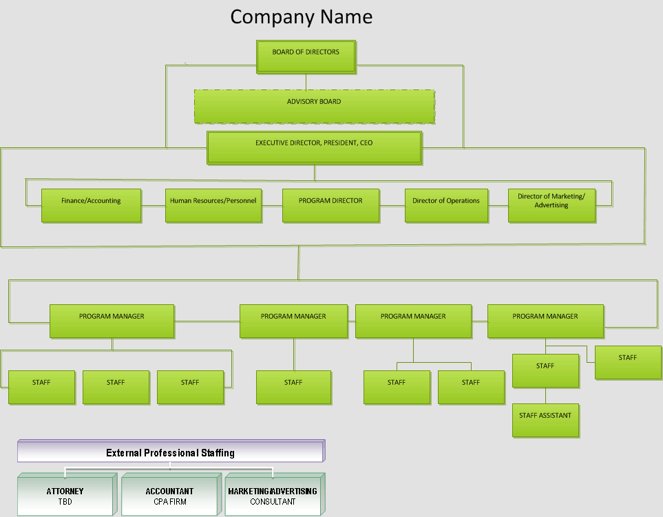 SAMPLE ORG CHART